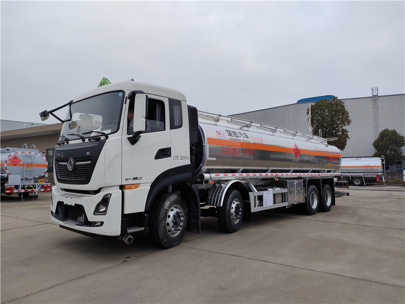 國(guó)六東風(fēng)天龍柴汽油25.2方鋁合金油罐車